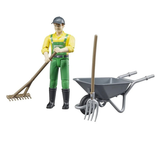 Bruder Farmer With Accessories
