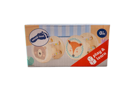Baby Rattles Animal Pastell