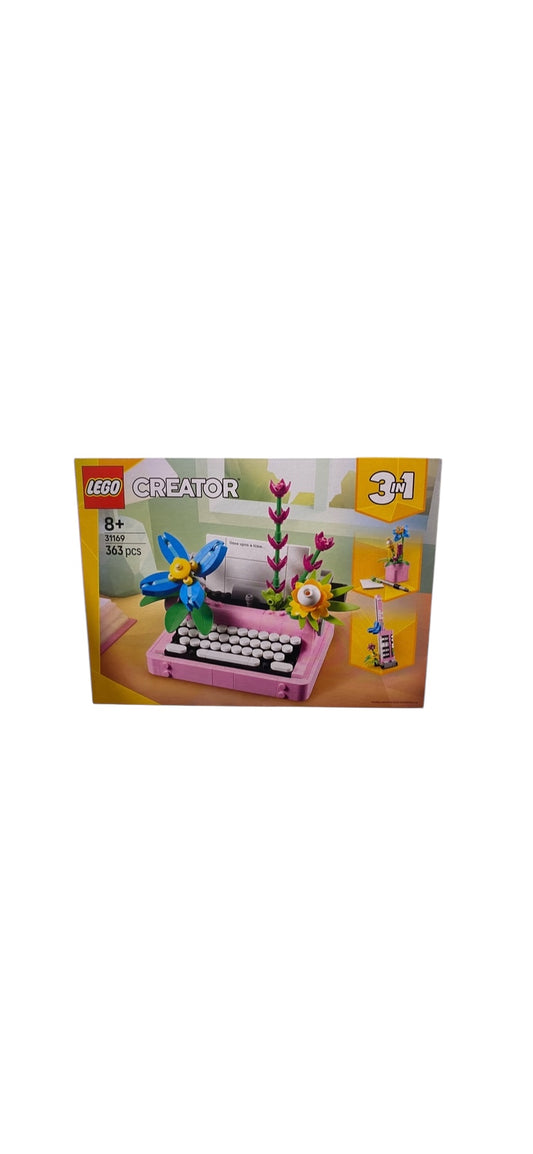 Lego Creator - 3 in 1 Typewriter with Flower Set